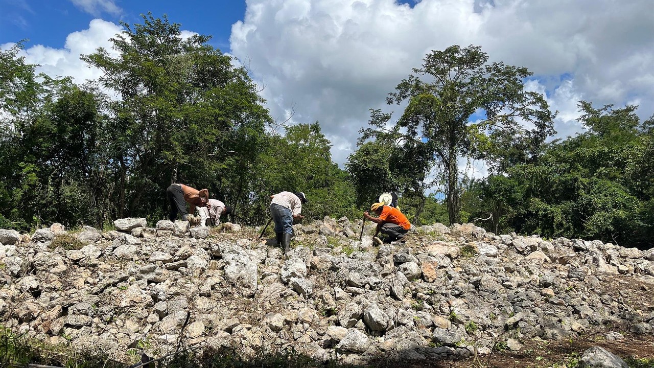 Hallan nuevas estructuras mayas en un paraíso prehispánico en Yucatán. Fuente: EFE
