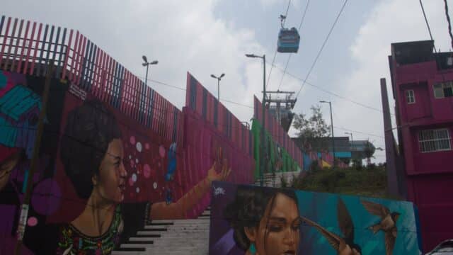 Cablebús de Iztapalapa: el mural más grande al aire libre