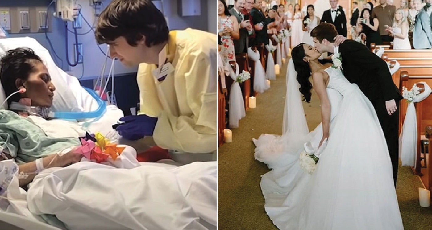 Viktoria Cupay y Nick Baldo se casaron el 19 de agosto, tres años después de comprometerse en el hospital (Instagram: justviktoria03)