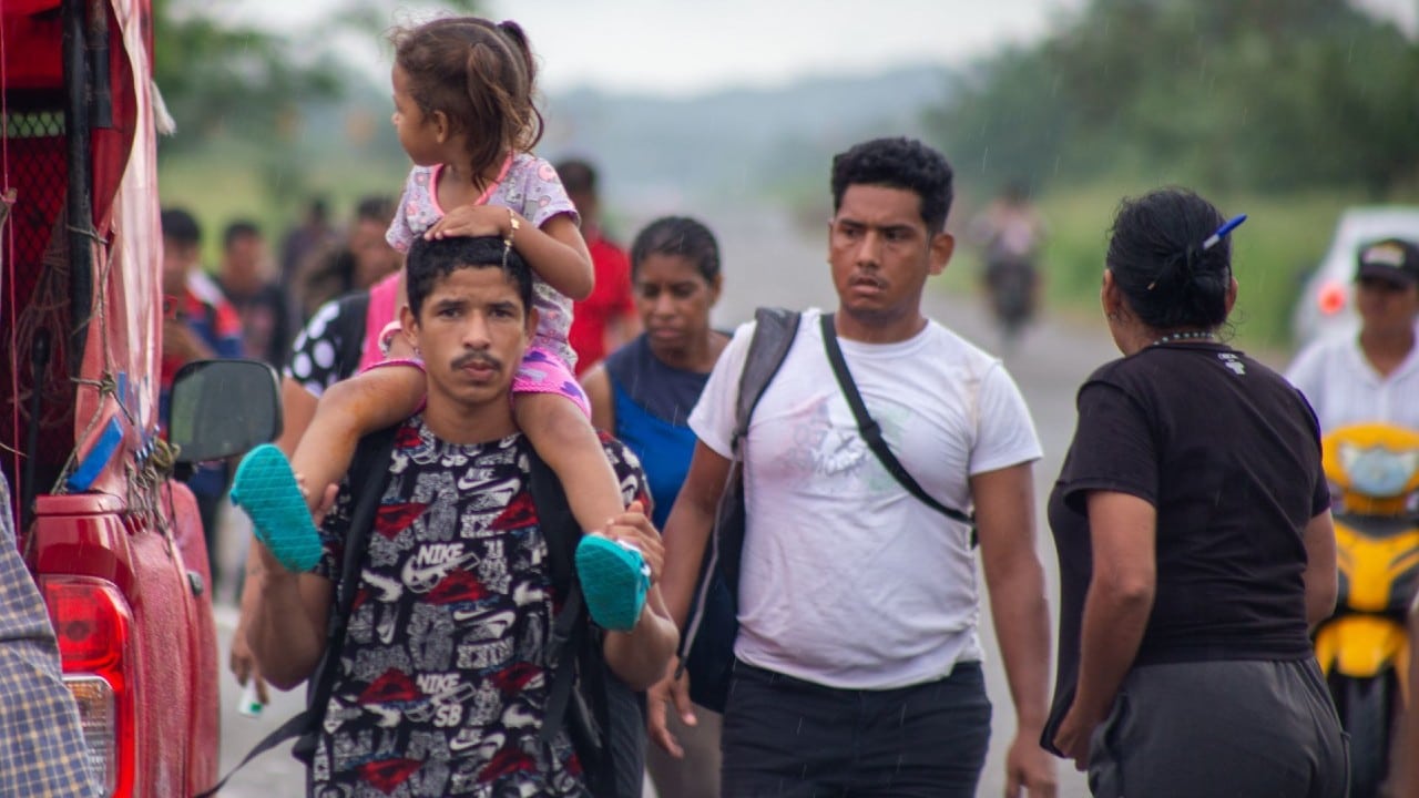Personas migrantes en México.
