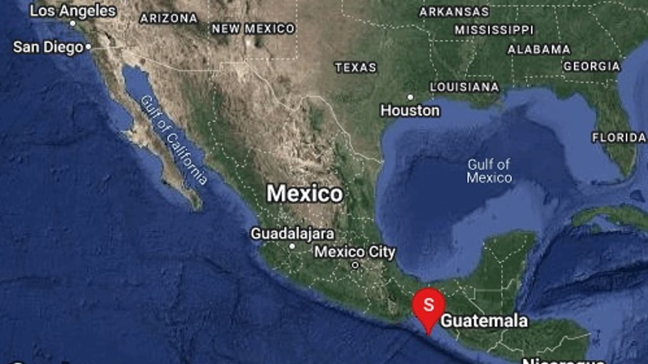 Hoy sábado 1 de octubre del 2022 se registró un sismo de magnitud 5.6 en Chiapas.