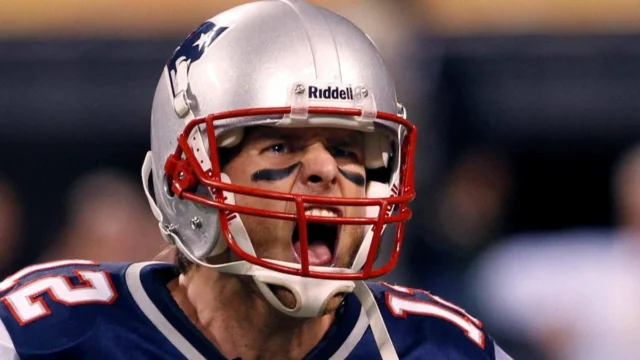 Tom Brady celebra anotación como mariscal de los Patriots, febrero de 2012. Foto: Reuters | Archivo