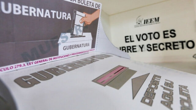 Urna que será usada durante la jornada electoral en el Estado de México, 24 de mayo. Foto: Cuartoscuro | Archivo